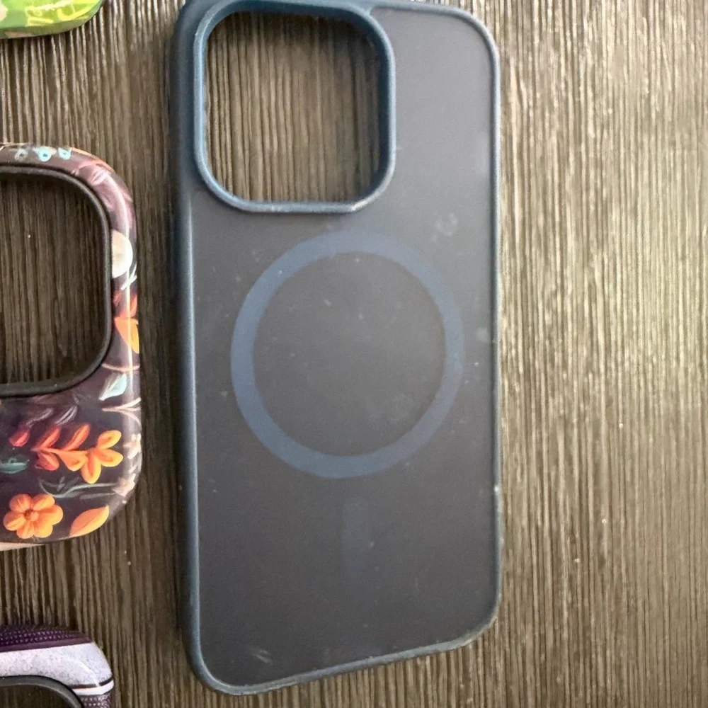 Buddy the Elf, Halloween, & Navy iPhone 14 Pro MagSafe-Compatible Case Bundle